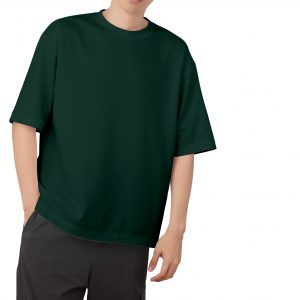 pure cotton drop shoulder green