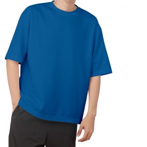 pure cotton drop shoulder petrol